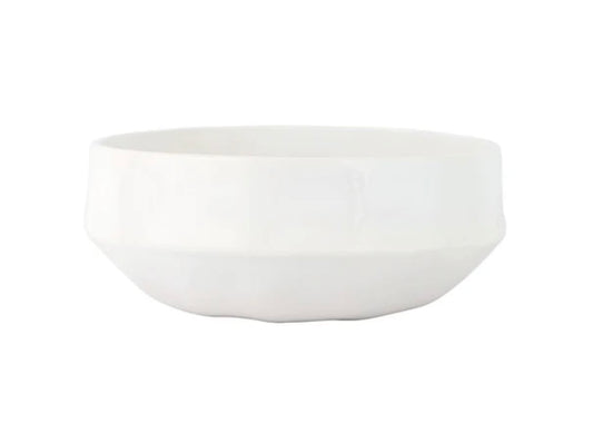 Vietri Aria White Organic Large Serving Bowl