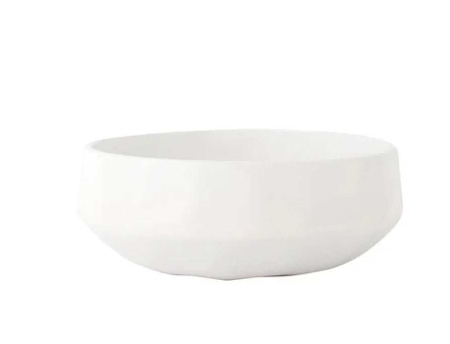 Vietri Aria Whtie Organic Medium Serving Bowl