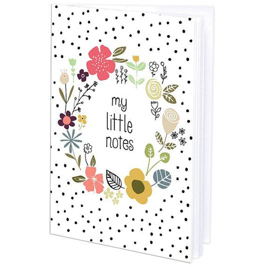 Gina B. Mini Journal - Flower Wreath Dots