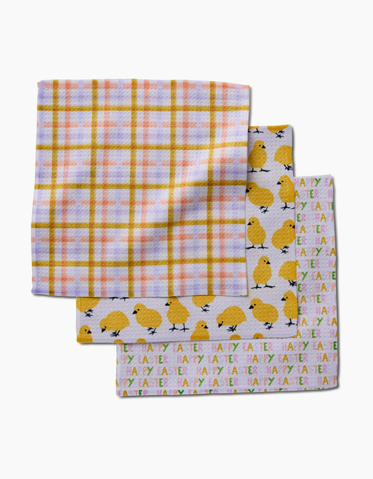 Geometry Easter Cheer Dish Cloths