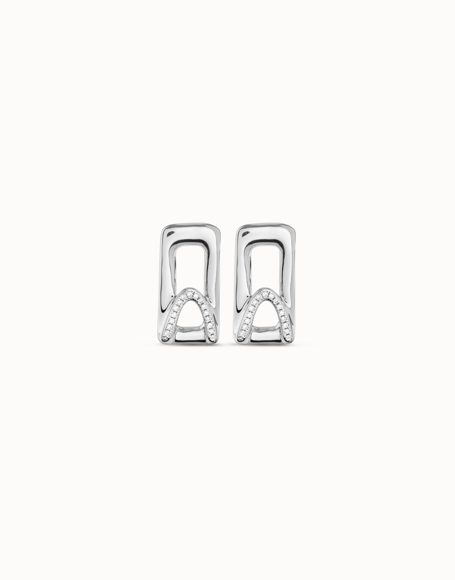 UNO de 50 Stand Out Topaz Silver Earrings