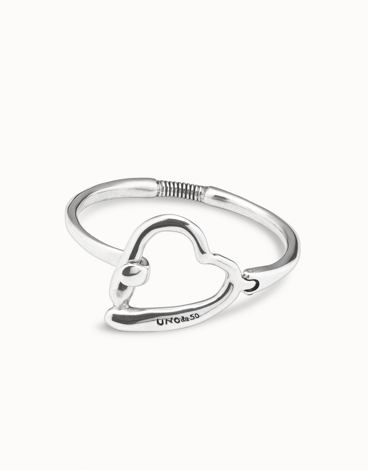 UNO de 50 Heartbeats Silver Bracelet