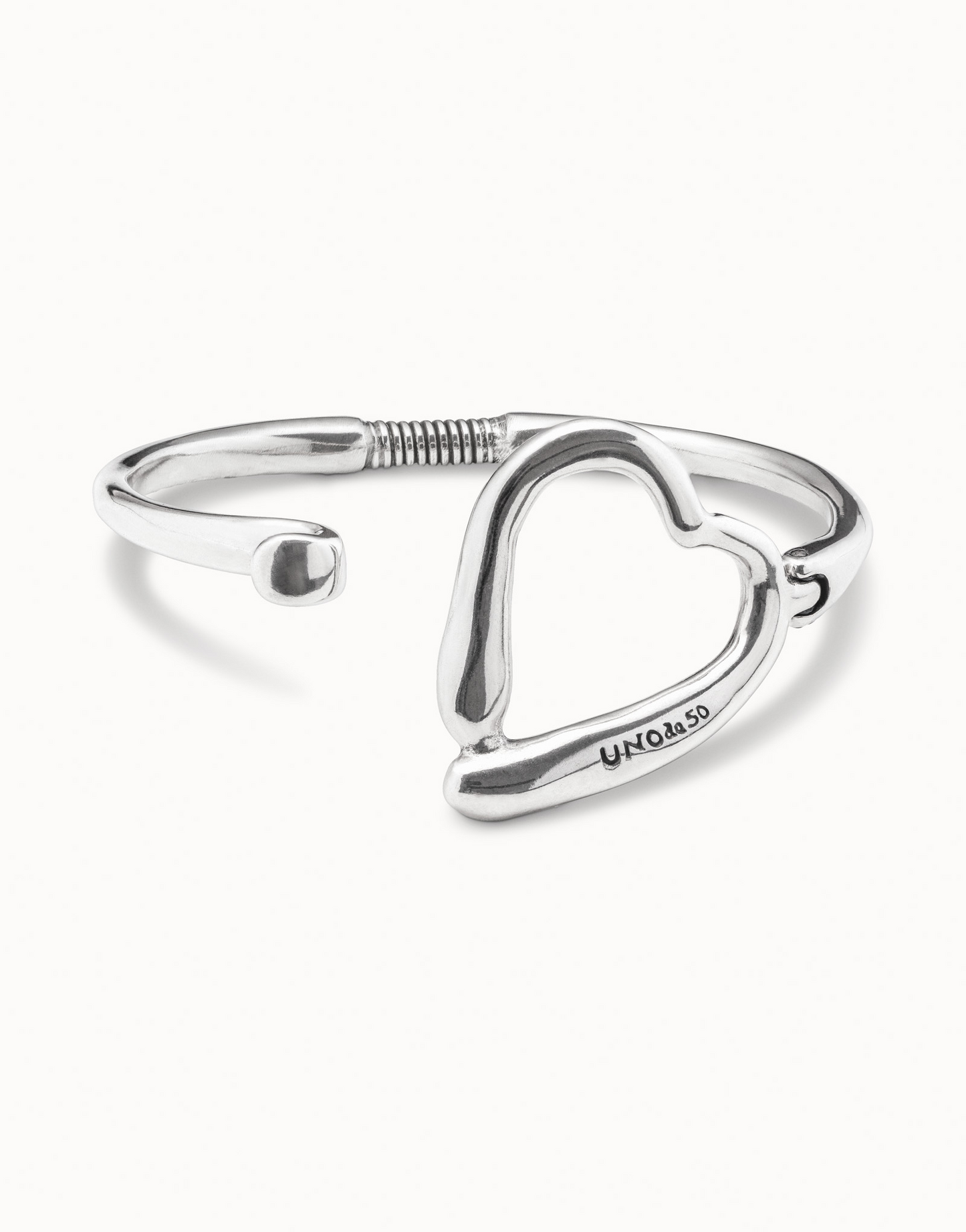 UNO de 50 Heartbeats Silver Bracelet