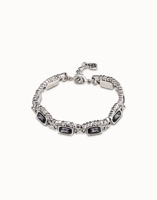 UNO de 50 Snake Silver Bracelet