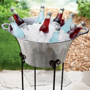 Round Handle Ice Bucket