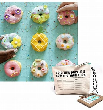 Puzzle Donuts Pass It On