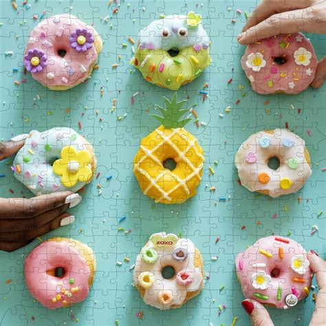 Puzzle Donuts Pass It On