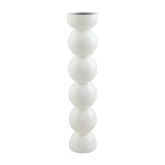 Candlestick White Lacquer LARGE