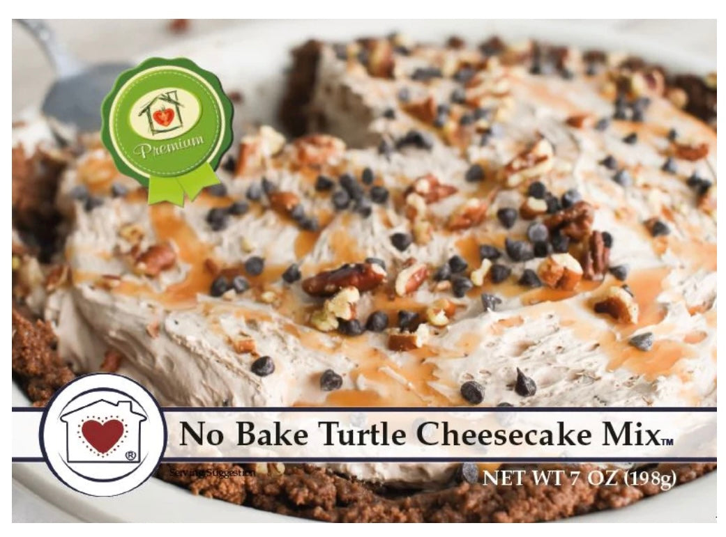 Country Home Creations No Bake Turtle Cheesecake Mix