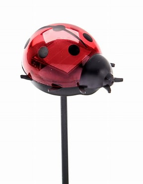 Ladybug Solar Garden Stake