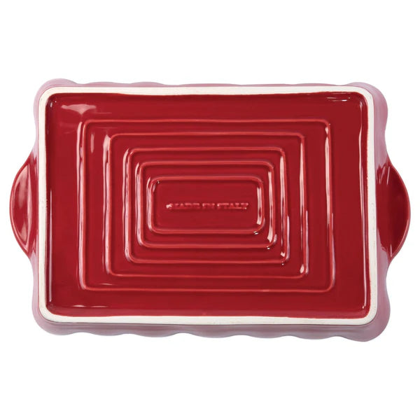 Vietri Italian Bakers Red Large Rectangular Baker