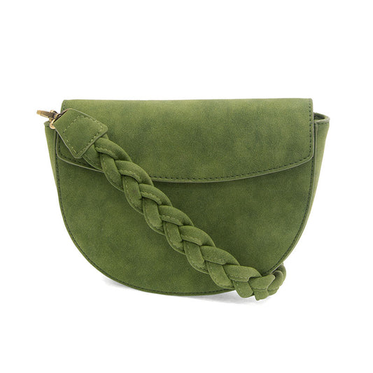 Joy Susan Luna Crescent Crossbody Deep Emerald