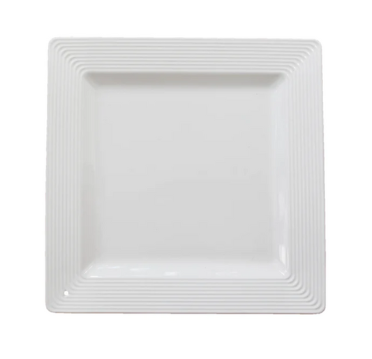 Nora Fleming Pinstripes Square Platter K9