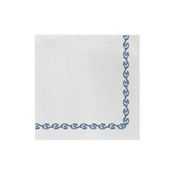 Vietri Papersoft Florentine Blue Cocktail Napkins