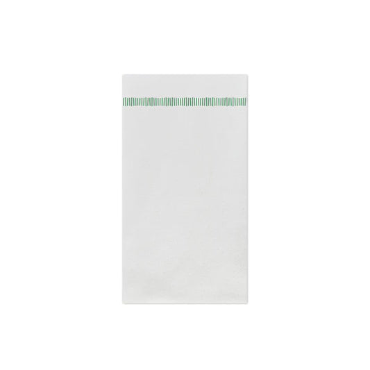 Vietri Papersoft Fringe Green Guest Towels