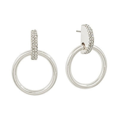 Meghan Browne Quade Silver Earrings