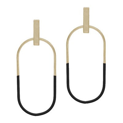 Meghan Browne Ralph Black Earrings