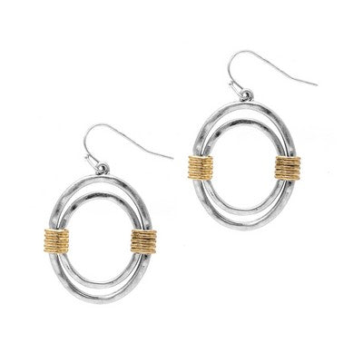 Meghan Browne Ryland Gold Silver Earrings