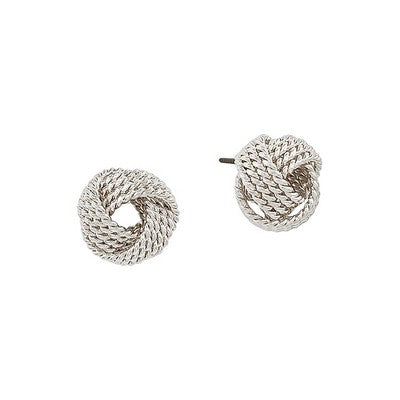 Meghan Browne Sack Silver Earrings