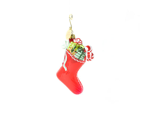 Coton Colors Stuffed Stocking Shaped Ornament