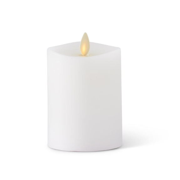 Luminara White Flameless Candle 3" x 4.5"