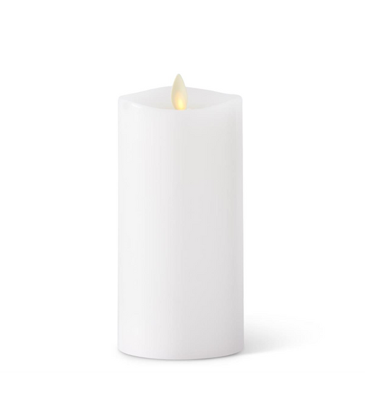 Luminara White Flameless Candle 3" x 6.5"