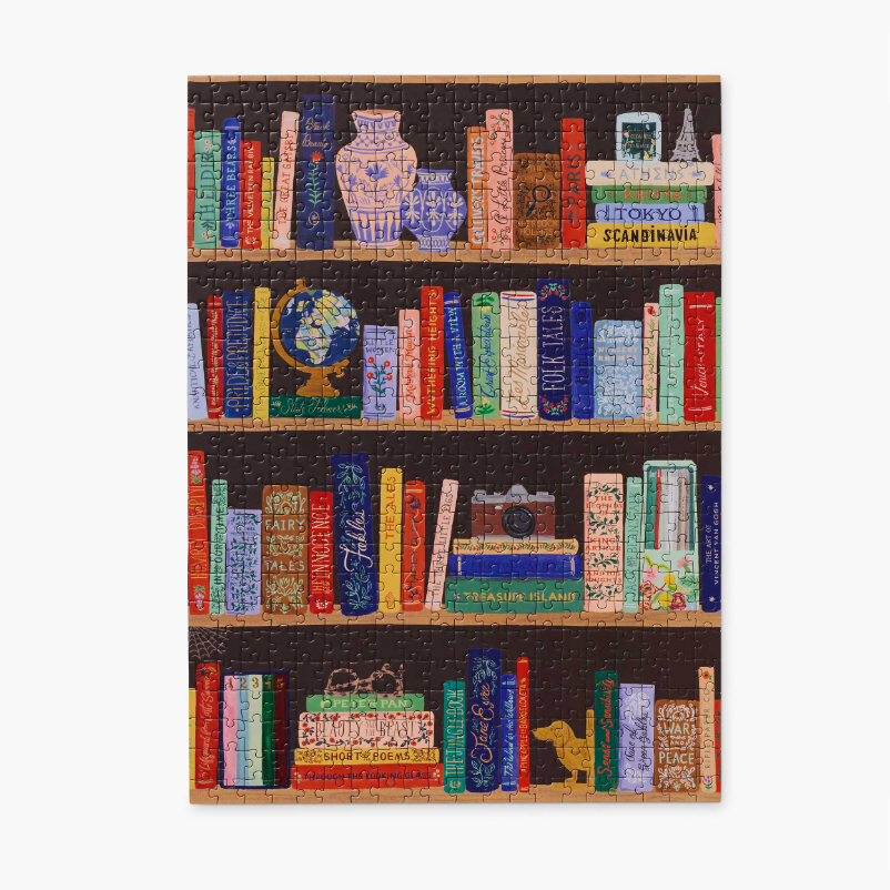 Rifle Paper Bookshelf Puzzle