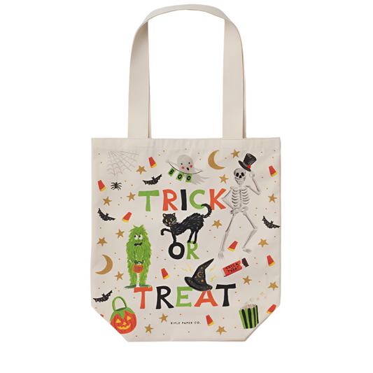 SALE Rifle Paper Halloween Parade Canvas Tote Bag