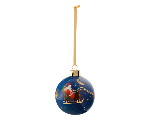 Rifle Paper Christmas Delivery Porcelain Ornament