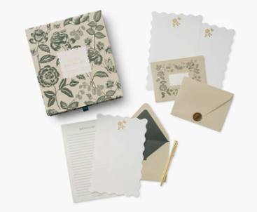 Rifle Paper English Rose Letter Writing Set