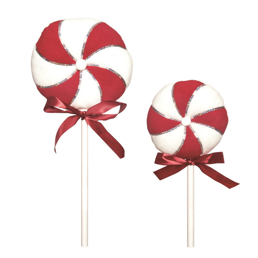 Fabric Lollipop Decor Large