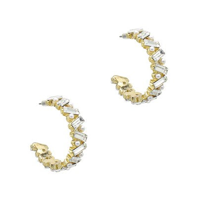 Meghan Browne Tucker Gold Pearl Earrings