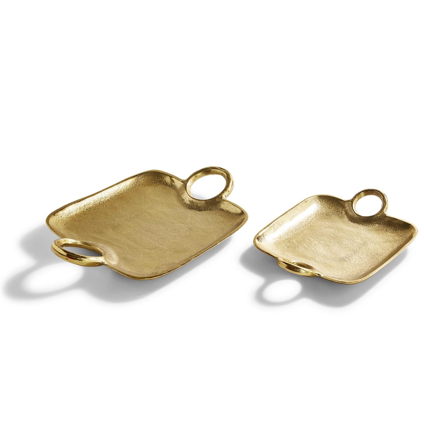 Metropolitan Gold Tray with Handles Small