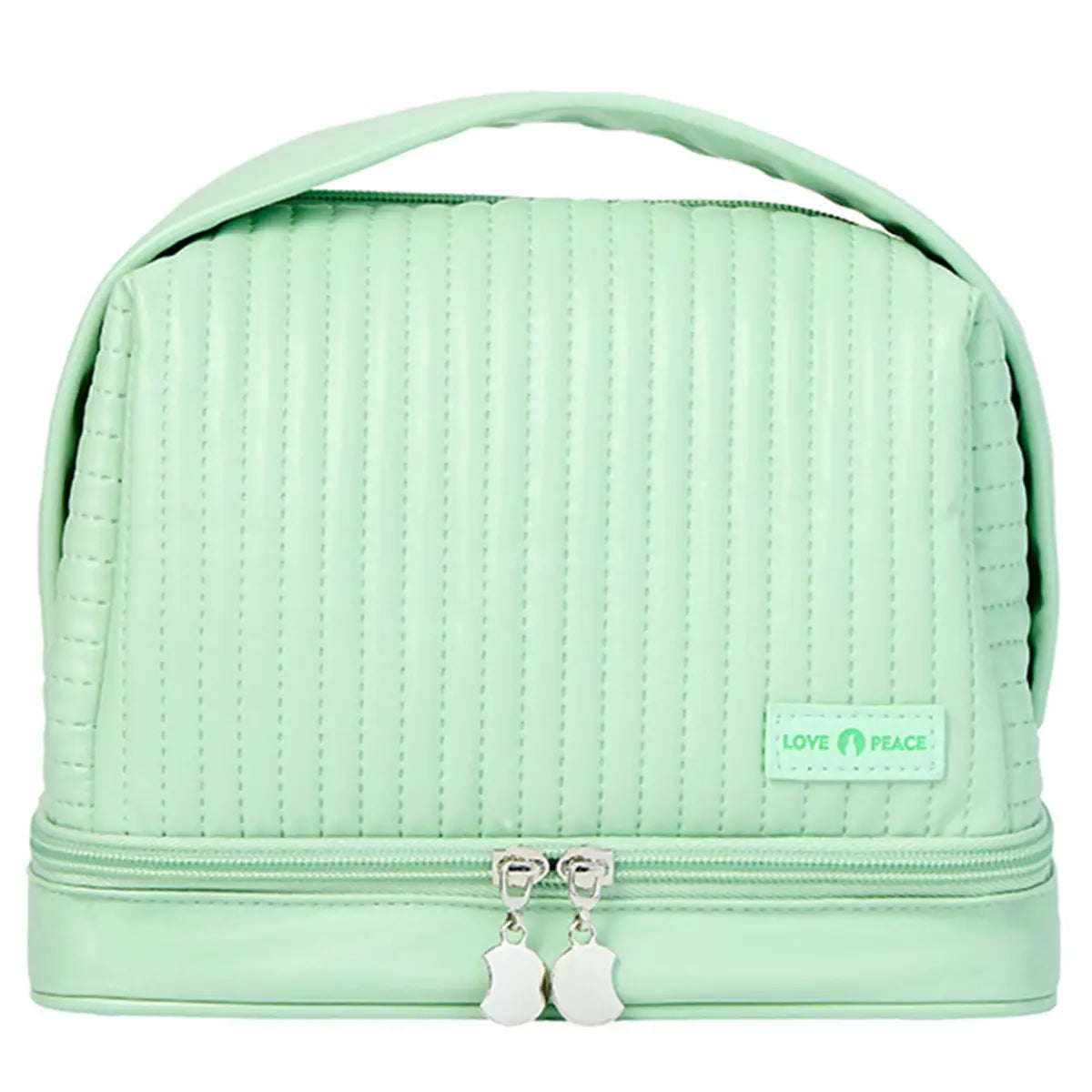 Double Layer Makeup Bag Mint