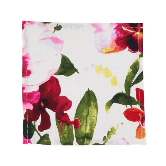 Floral Design Cocktail Napkin