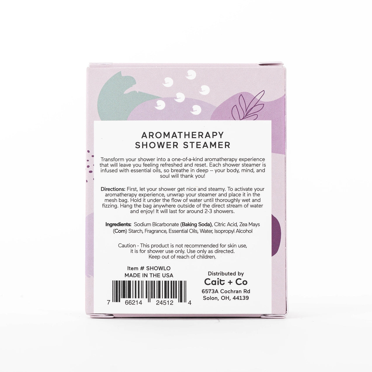 LUXE Lavender and Oat Shower Steamer