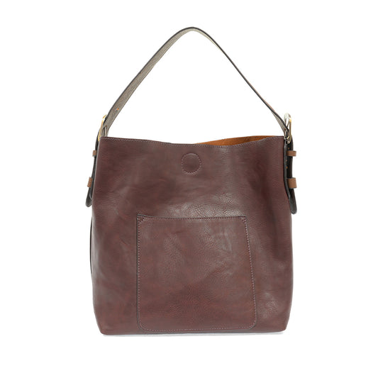 Joy Susan Classic Hobo Handbag Wine