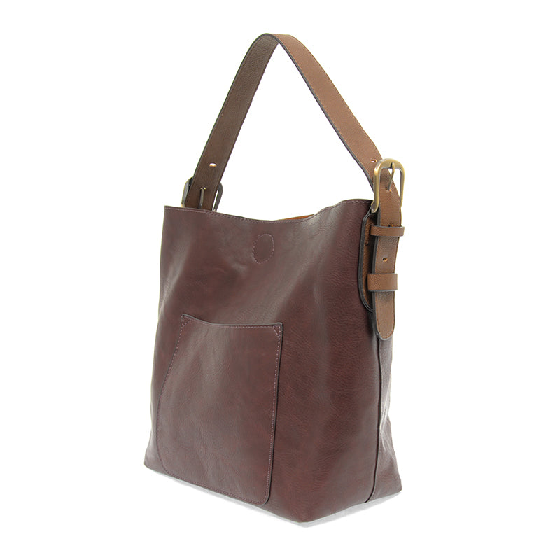 Joy Susan Classic Hobo Handbag Wine