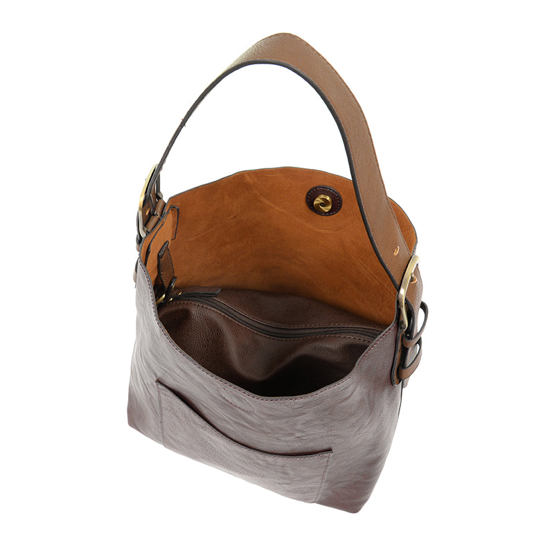 Joy Susan Classic Hobo Handbag Wine