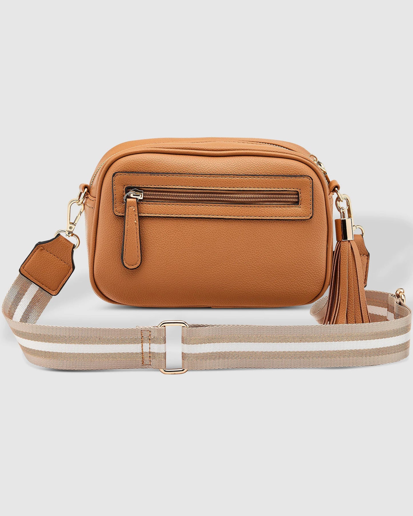 Louenhide Jacinta Metallic Crossbody Bag- Camel