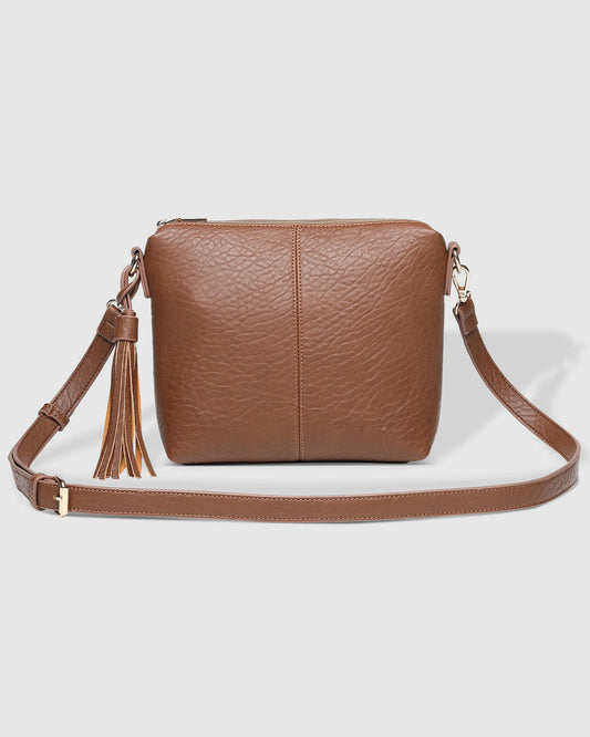 Louenhide Kasey Textured Crossbody Bag Cocoa