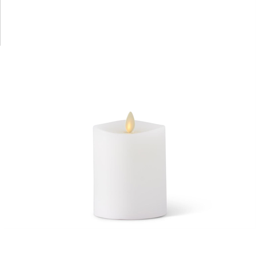 Luminara White Flameless Candle 3.5" x 5.5"