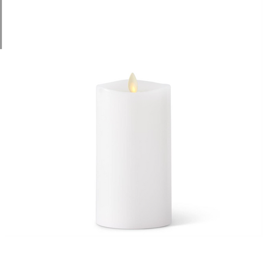 Luminara White Flameless Candle 3.5" x 7.5"