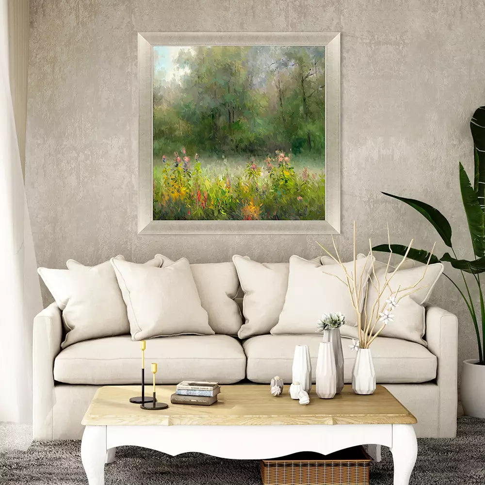 Wildflowers and Woods Framed Print by Paragon