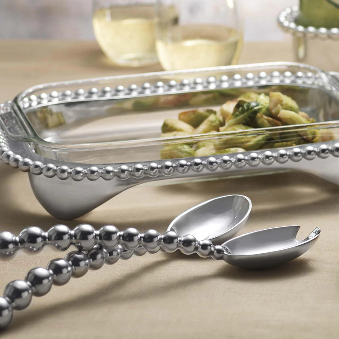 Mariposa Pearled Salad Servers