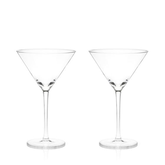 Stemmed Crystal Martini Glass by Viski