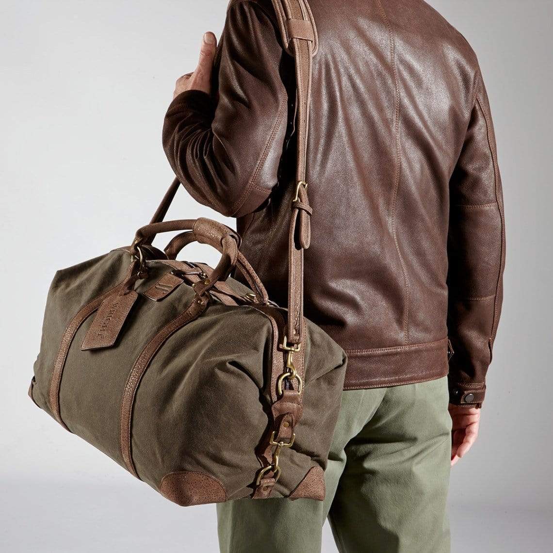 Wright Brothers 22" Waxed-Canvas Duffel