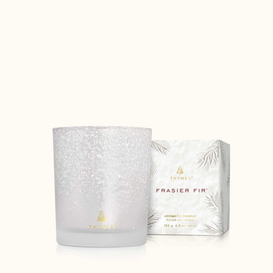 Thymes Frasier Fir Flocked Candle