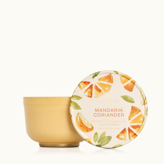 Thymes Mandarin Coriander Candle Tin