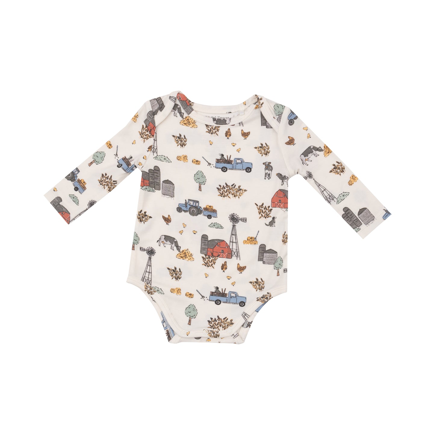 Angel Dear Hay Farmer Blue Bodysuit 12-18m